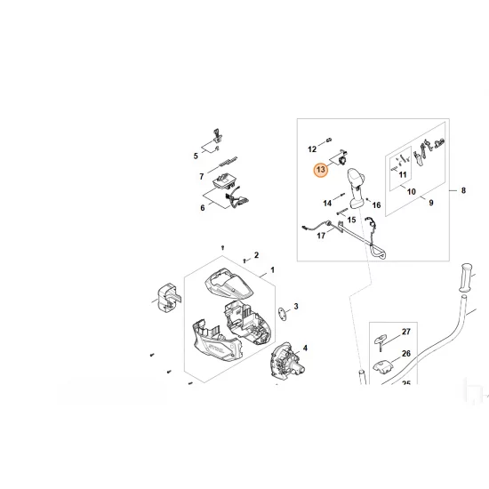 STIHL   Przełącznik FA08 430 0510